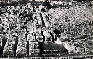 Alger - Square Aristide-Briand - Opera et Casbah